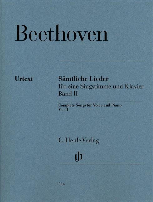 Cover: 9790201805344 | Samtliche Lieder Band II | Besetzung: Singstimme und Klavier | Lühning